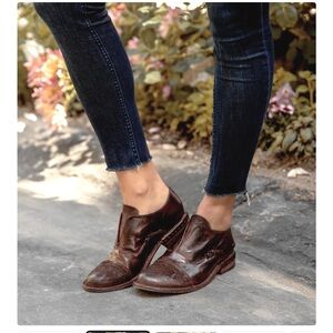 Bed Stu Brown Leather Flats